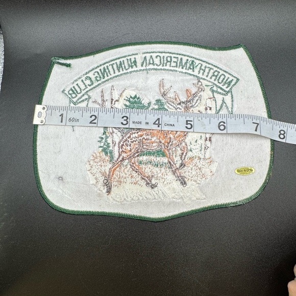 Vintage North American Hunting Club Life Member Patch Large Embroidered New - Picture 4 of 5